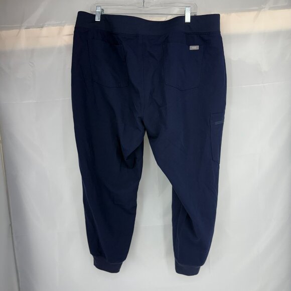 Figs Women XXLP Zamora Jogger Scrub Pants Navy Blue Nurse Hospital Doctor Tech - Picture 3 of 9